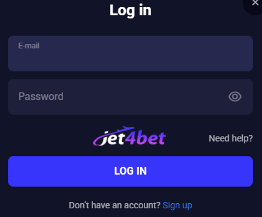 jet4bet casino login
